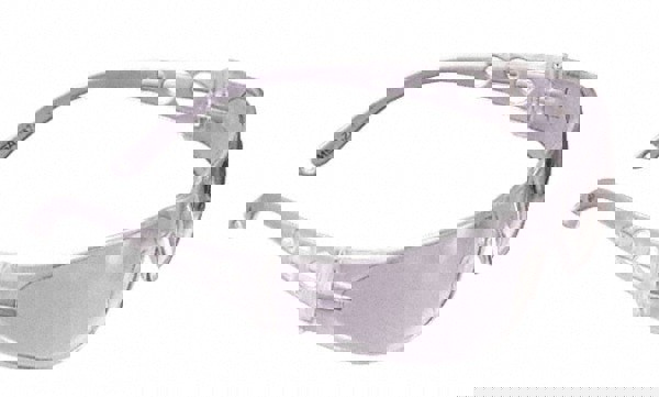 Safety Glass: Scratch-Resistant, Clear Lenses, Full-Framed, UV Protection